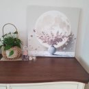 그림풍경 | 캔버스 벚꽃 그림 액자 후기: 거실 봄풍경 꽃일러스트 집들이 개업선물 추천