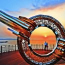 바닷길 풍경 이미지