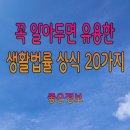 알아두면 유용한 생활 속 법률상식 | 일상에서 꼭 알아두면 유용한 생활법률 상식 20가지