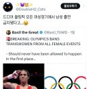 올림픽 모든 여성 경기에서 남성 출전 금지됨 이미지