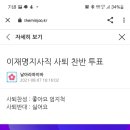 이재명 지사직 사퇴 찬반투표(당게) 이미지