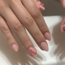 름네일 | 명덕역 네일 잘하는 곳 여름에 하기 좋은 꽃네일 & 하늘색 원톤네일