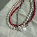 Stellatem :: 진주칩, 산호, 진주 네크리스(10mm) 후기