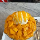 눈이야기 | 오산 생망고가 올라가 맛있는 망고빙수 맛집 이안커피