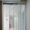 고산노변타운경로당 | 수성구 고산노변타운 아파트 초슬림 3연동 현관중문 제작 시공 (대구중문/ 이원 중문)