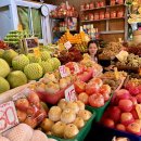 방콕 끄렁떠이 시장(Klong toei market) 역사,배경, 중요성, 아속BTS역에서 2킬로미터. 과일구입하기 좋은 곳. 이미지