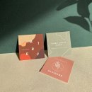 (신규)파스텔 일러스트 | 정사각명함 일러스트 파스텔 명함디자인 반주문제작상품 . 어바이드디자인