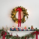 장식벽 | 아티파티 홀리데이 대형 리스 풀세트 소 최고급 크리스마스 트리 벽장식 소품 솔직 후기