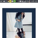 제이엘프 소라색 미니 골덴 원피스 팝니다!!! 이미지