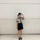 스트라이프가디건 반바지세트 깔끔한 리앤투드