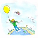 노란풍선 이미지