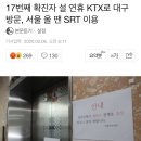 17번째 확진자 설 연휴 KTX로 대구 방문, 서울 올 땐 SRT 이용 이미지