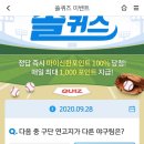 9월 28일 신한 쏠 야구상식 쏠퀴즈 정답 이미지