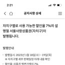 서울사랑 상품권 설맞이 7%할인발행 이미지