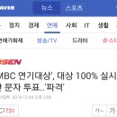 'MBC 연기대상', 대상 100% 실시간 문자 투표..'파격' 이미지