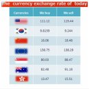 바로송금 환전환율 정보입니다 이미지