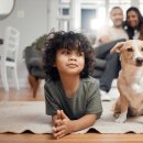 사람과 애견 이미지