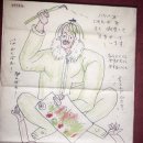 이중섭 그림과 편지 이미지