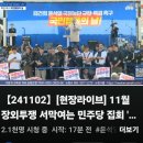 20241102, 11월 장외투쟁 서막여는 민주당 서울역 집회 이미지