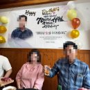 수채화케이크 | 칠순잔치 준비 내돈내산 고희연 현수막 엑스배너 생신상 칠순상 수건답례품 떡케이크 후기