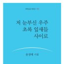 송경애(시)_시집 '초록 잎새 사이에서 우주를 보다' 발간 이미지