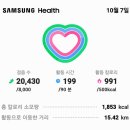 20,430보15.61km오늘하루걷기운동은새벽만보오후만보향교수석장의모임참석누계4,370,715보에3,319,91km 이미지