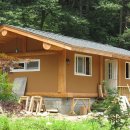 통나무집 이미지