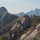 북한산(836m) 신검사능선-청담쌍폭 이미지