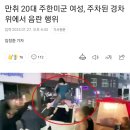 만취 20대 주한미군 여성, 주차된 경차 위에서 음란 행위 이미지