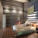 숲속의 통나무집 이미지