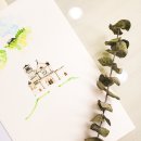 여행스케치 수채화 이미지