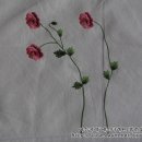 야생화 자수 이미지