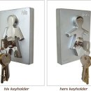 재밌는 키꽂이(his and hers key holders) 이미지