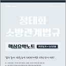 2027 정태화 소방관계법규 핵심요약노트(빈칸넣기+OX문제)/정태화/마이패스북스 이미지