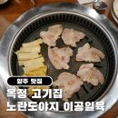 꽃도야지 | [옥정 고기집 맛집] 노란도야지 이공일육 후기｜꽃목살+해남묵은지김치찌개 조합 미쳤다!