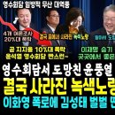 영수회담 일방적 취소 대역풍 이미지