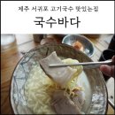 [제주] 제주 서귀포 고기국수 맛있는집 : 국수바다