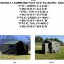 U.S MODULAR COMMAND POST TENT (미군 지휘소 텐트) 이미지