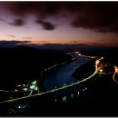 노을빛 풍경 이미지