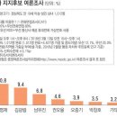 경북도지사 지지후보 여론조사 이미지