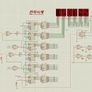 Proteus 전자시계 이미지