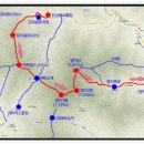 [명지산 1,267m 귀목봉 1,035m 깊이봉(귀목북봉)892m 명지3봉1,199m 명지2봉 1,250m] 이미지