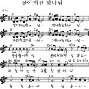 CCM악보 / 살아계신 하나님 악보 (최덕신곡) 이미지