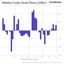 “지난주 디지털 자산 투자 상품에 6600만 달러 순유입, 4주 연속 유입 기록” –코인쉐어즈 이미지