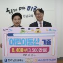 [전남교육소식] 전남교육청 교육공동체와 함께 ‘ESG 실천의 장’ 열다...NH농협은행 전남본부와 ‘어린이동산’ 기증식[미래교육신문] 이미지