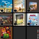 (주)지지킹덤 | 4월 두번째 부부보드게임 일지(주사위병원 롤엔라이트, 초밥마스터, 지도제작자, 마이시티, 산후앙...