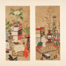 국립중앙박물관 _ 책가도 Chaekgado, Painting of Books and Stationery 2