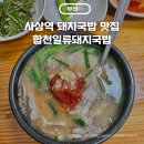일류광고 | 부산 사상역 합천일류돼지국밥 내돈내산 후기(주차, 웨이팅)