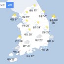[내일 날씨] 남부·제주 장맛비, 중부도 오후 소나기 소식 (+날씨온도) 이미지