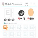 가나다라 기초한글 이미지